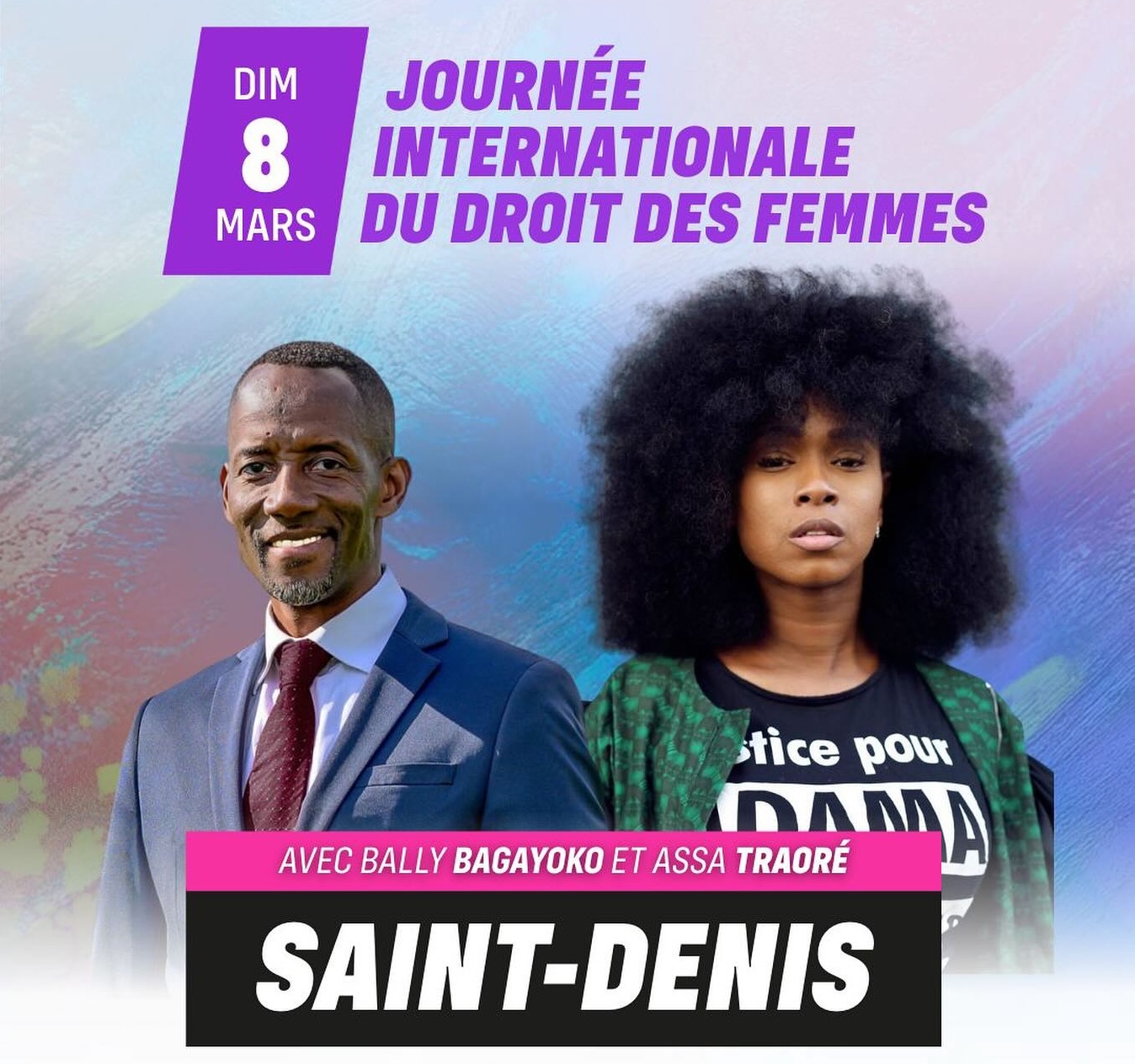 Ensemble, retrouvons l'espoir ! Elections municipales de Saint Denis et Pierrefitte 2026 - LFI - PCF - SSDAC - 8 mars